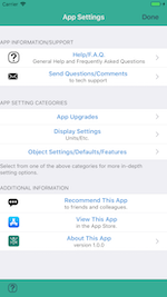 Screenshot - App Settings